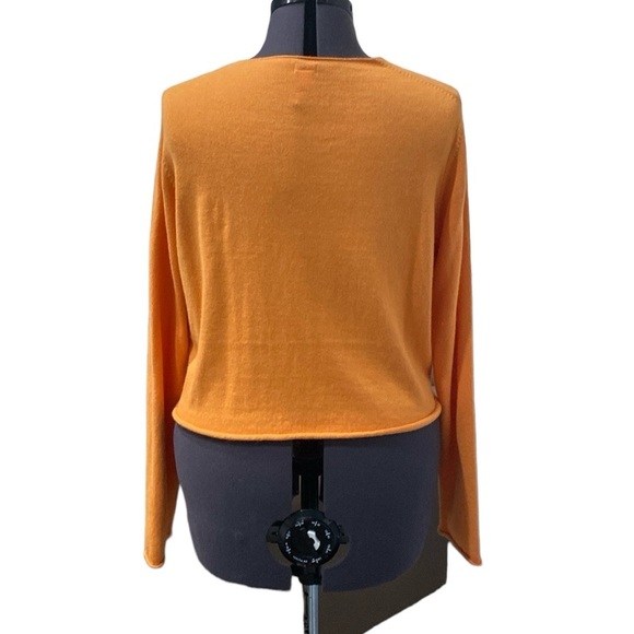 GAP Stretch Size XL Color Orange Long Sleeve Cardigan Indonesia Machine WashCold - Picture 5 of 7